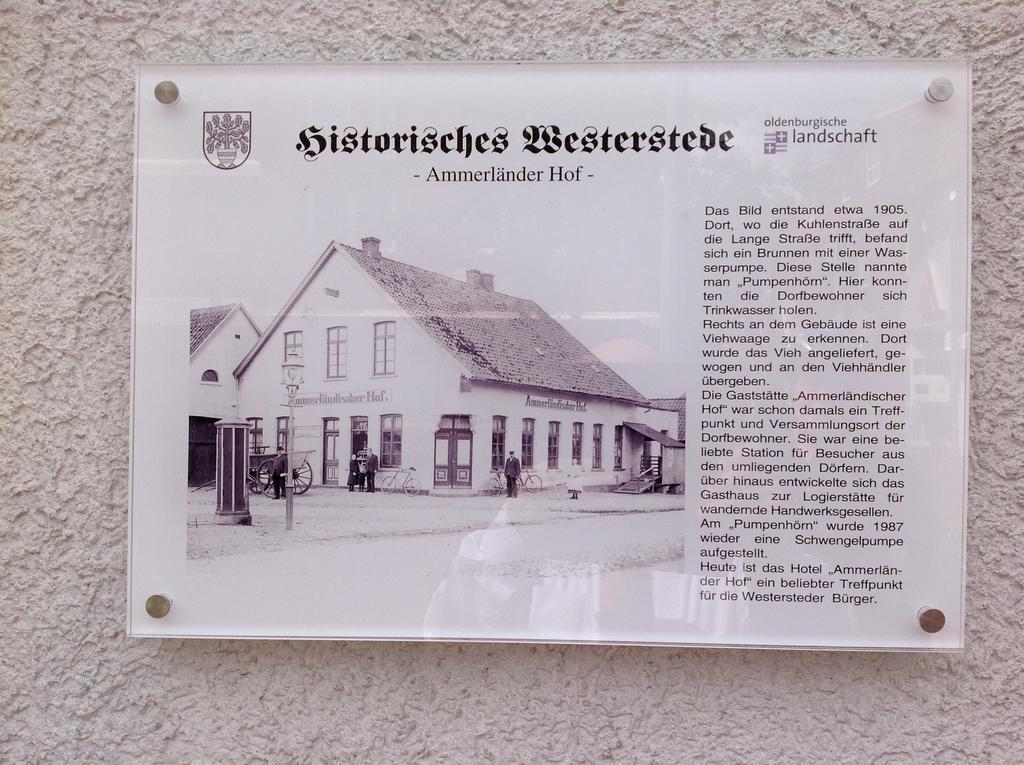 Hotel Ammerlaender Hof Westerstede Exterior photo